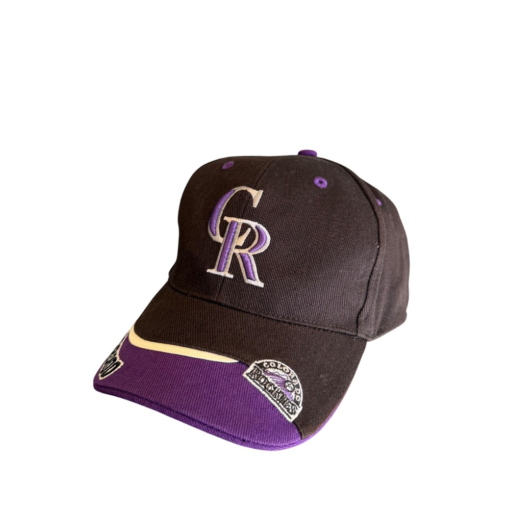 Colorado Rockies Black and Purple Cap